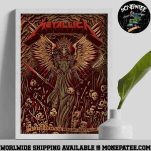 Metallica M72 Atlanta In Atlanta GA On June 3 2025 At Mercedes-Benz Stadium Poster Canvas