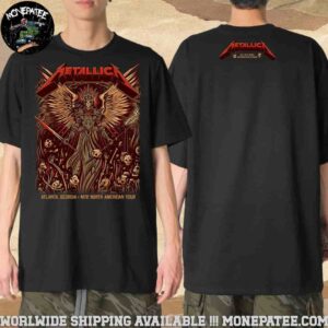 Metallica M72 Atlanta Venue In Atlanta GA On June 3 2025 At Mercedes-Benz Stadium Merch Exclusive Unisex Two Sided T-Shirt