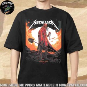 Metallica M72 Houston Pop-up Poster In Houston TX  On Jun 14 2025 At NRG Stadium Merchandise Unisex T-Shirt