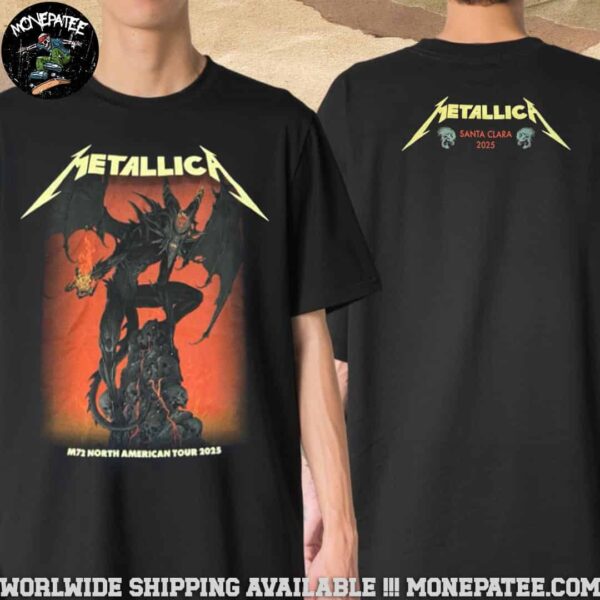 Metallica M72 Santa Clara California Pop-Up Shop Exclusive Teee At Levi’s Stadium On June 20-22 2025 Inferno Sentinel Unisex T-Shirt