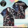 Metallica M72 Santa Clara Night 1 Candlelit Carnage and Night 2 Sanctum of Skulls Exclusive Hawaiian Shirt June 20 and 22 2025 at Levis Stadium Collectible Tour Unisex Button Up Shirt