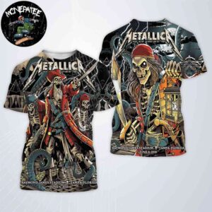 Metallica M72 Tampa Florida Full Show At Raymond James Stadium On June 6-8 2025 All Over Print Shirt