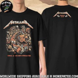 Metallica M72 Denver Pop Up Exclusive Tee June 27 29 2025 at Empower Field Reaper of the Red Moon M72 World Tour T-Shirt (Copy)