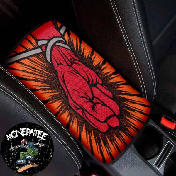 Metallica St Anger Armrest Pad Heavy Rock Album Inspired Center Console Cover