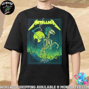 Metallica Venue Concert Poster M72 Houston On June 14 2025 In Houston TX At NRG Stadium Merchandise Unisex T-Shirt