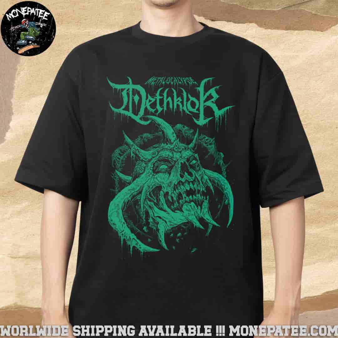Metalocalypse Dethklok Graphic Skull Facebones Tee Merch Unisex Shirt Metalocalypse Dethklok Graphic Skull Facebones Tee Merch Unisex Shirt