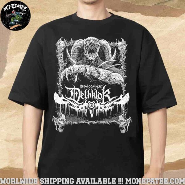 Metalocalypse Dethklok Logo Iconic Demon Frame Tee Merchandise Unisex T-Shirt