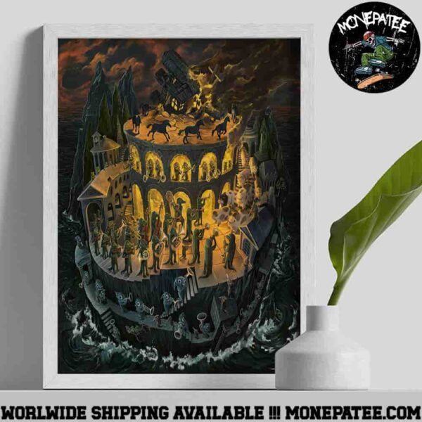 Official Poster King Gizzard And The Lizard Wizard Release Album Phantom Island 2025 Home Decor Poster Canvas