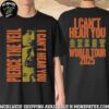 Pierce The Veil World Tour 2025 I Can’t Hear You Ivory T-Shirt