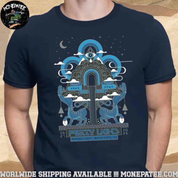 Pretty Lights Exclusive Poster For Show Night 1 In Buena Vista Co At Merdow Creek On June 27 2025 Unisex T-Shirt