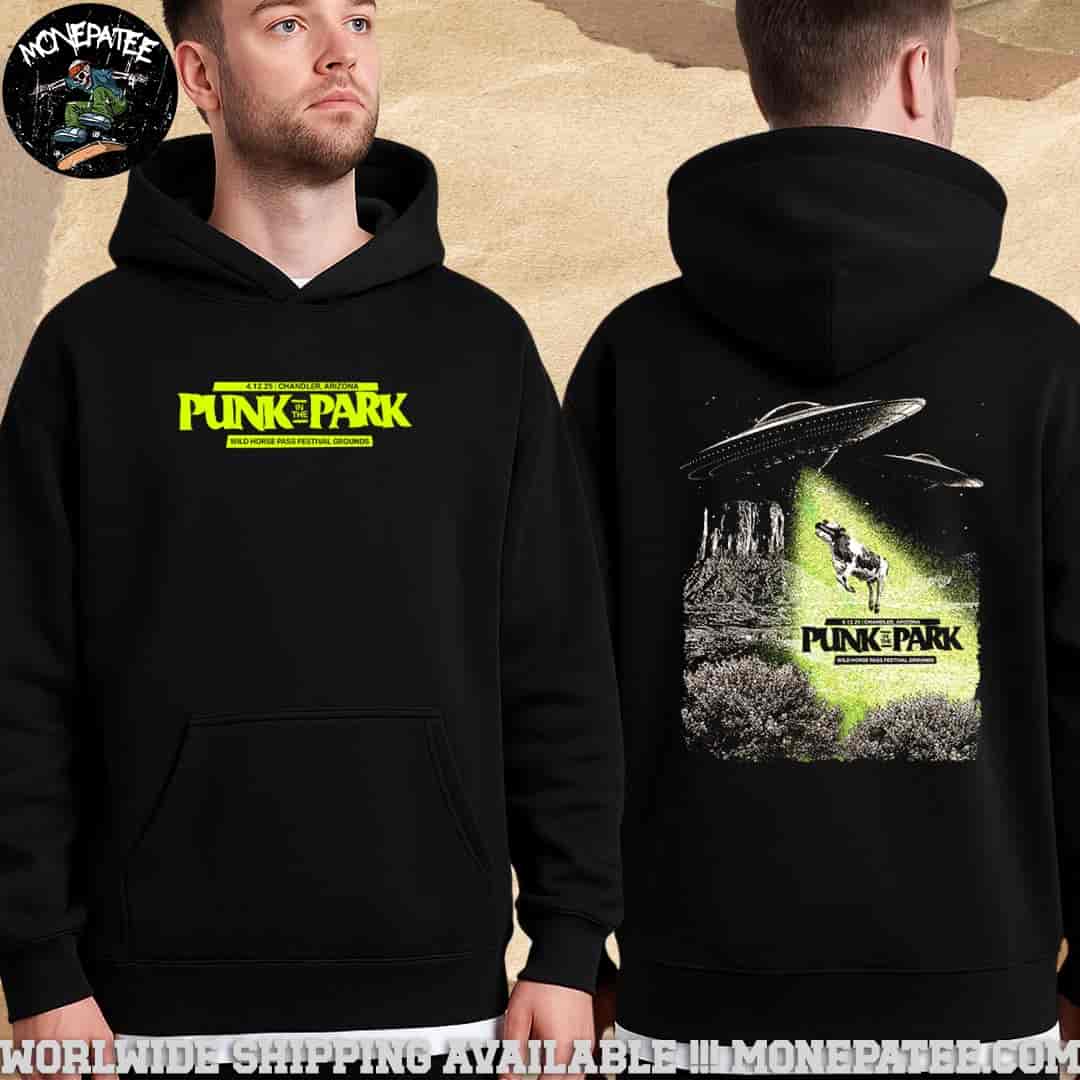 Punk In The Park Chandler Arizona At Wild Horse Pass Festival Grounds On December 4 2025 Pull Over Hoodie T-Shirt Punk In The Park Chandler Arizona At Wild Horse Pass Festival Grounds On December 4 2025 Pull Over Hoodie T-Shirt