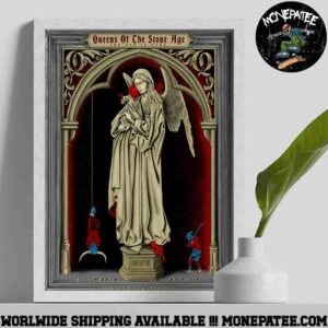 Queen Of The Stone Age The End Is Nero Concert Poster In Boston MA On June 11 2025 At MGM Music at Fenway Home Decor Poster Canvas