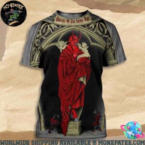 Queens Of The Stone Age The End Is Nero Conert Poster In Boston MA On June 10 2025 At MGM Music Hall At Fenway All Over Print T-Shirt