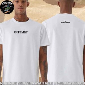 Renee Rapp Biteme Tour 2025 Exclusive White Two Sides Tee Shirt