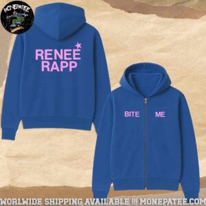 Renee Rapp Biteme Tour 2025 Zip Hoodie Shirt