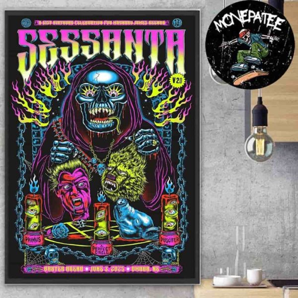 Sessanta V2.0 Concert Poster In Omaha NE On June 3 2025 At Baxter Arena Home Decor Poster Canvas