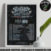 Metallica Pop-Up Poster M72 Tampa On June 6 And 8 2025 At Raymond James Stadium In Tampa FL Home Decor Poster Canvas