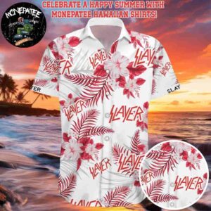 Slayer Music Band Floral Hawaiian Shirt and Beach Shorts