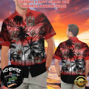 Slayer Music Band Palm Shadows Hawaiian Shirt and Beach Shorts