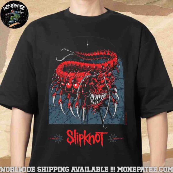 Slipknot Concert Poster In At Ferrara Summer Festival In Ferrara Italy June 17 2025 Unisex T-Shirt