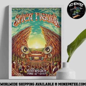 Stick Figure Concert Poster At Red Rocks Amphitheatre On June 12 2025 In Morrison CO Home Decor Poster Canvas