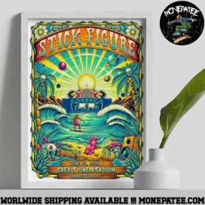 Stick Figure Concert Poster In Charleston Sc At Credit One Stadium On June 24 2025
