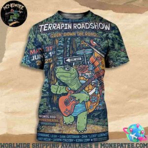 Terrapin Roadshow 2025 Goin Down The Road On May 31 June 1 2025 At Monte Rio Amphitheatre In Monterio CA All Over Print T-Shirt
