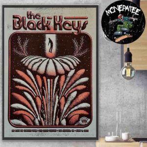 The Black Keys Concert Poster In Los Angeles CA On June 4 2025 At The Greek Theatre Home Decor Poster Canvas