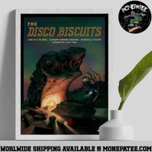 The Disco Biscuits In Woodstock New York At Camp Home Again Bearsville Theater On June 18-19 2025 Decorative Poster Canvas