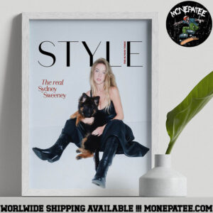 The Real Sydney Sweeney The Sunday Times Magazine Style 2025 Home Decor Poster Canvas