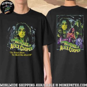 The Revenge of Alice Cooper Revenge Has a Face Merchandise 2025 Two Sides T-Shirt