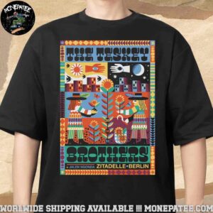 The Teskey Brothers Concert Poster At Citadel Music Festival Berlin On June 20 2025 Unisex T-Shirt