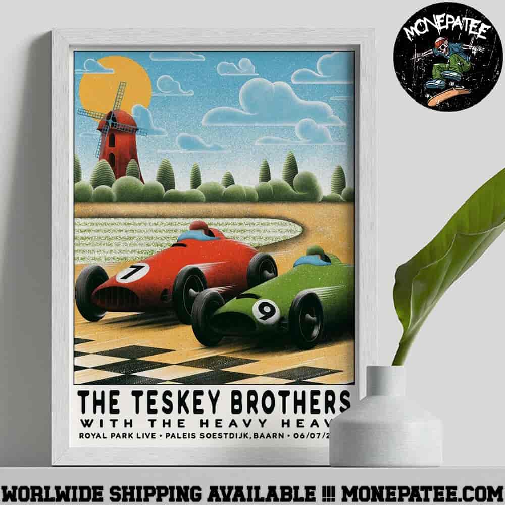 The Teskey Brothers Concert Poster In Utrecht Netherlands At Royal Park Live At Paleis Soestdijk On July 6 2025 Decorative Poster Canvas The Teskey Brothers Concert Poster In Utrecht Netherlands At Royal Park Live At Paleis Soestdijk On July 6 2025 Decorative Poster Canvas