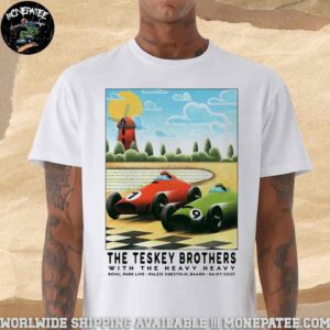 The Teskey Brothers Concert Poster In Utrecht Netherlands At Royal Park Live At Paleis Soestdijk On July 6 2025 Unisex T-Shirt