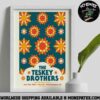 The Teskey Brothers Concert Poster In Utrecht Netherlands At Royal Park Live At Paleis Soestdijk On July 6 2025 Decorative Poster Canvas