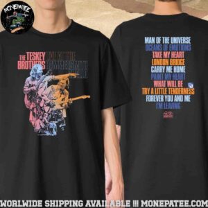 The Teskey Brothers Live At The Hammersmith Apollo Merchandise 2025 Two Sides Unisex T-Shirt