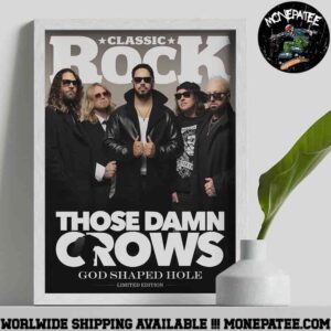 Those Damn Crows X Classic Rock Issue 340 Magazine God Shaped Hole 2025 Decorative Poster Canvas