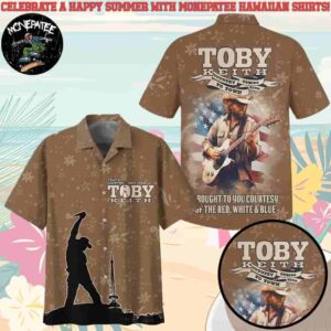 Toby Keith Country Comes To Town Tour Hawaiian Shirt and Beach Shorts