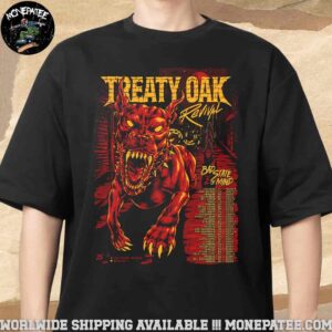 Treaty Oak Revival Bad State Of Mind Tour 2025 Part 2 Setlist Unisex T-Shirt