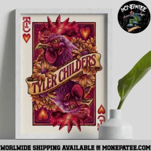 Tyler Childers On The Road Tour 2025 In Las Vegas Nv On June 7 2025 At Mgm Grand Garden Arena Decorative Poster Canvas