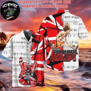 Van Halen Night As Well Jump Hawaiian Shirt and Beach Shorts