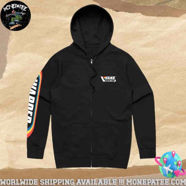 Vans Warped Tour 2025 30 Years Retro Film Zip Up Hoodie Merchandise Unisex Shirt