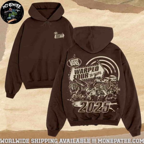 Vans Warped Tour 2025 30 Years Crowd Surf Hoodie Merchandise Unisex Shirt