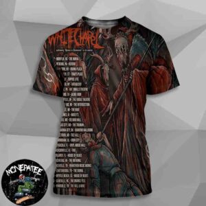 Whitechapel Rituals of Hate Tour 2025 Date List With Special Guest Bodysnatcher AngelMaker And Disembodied Tyrant All Over Print T-Shirt