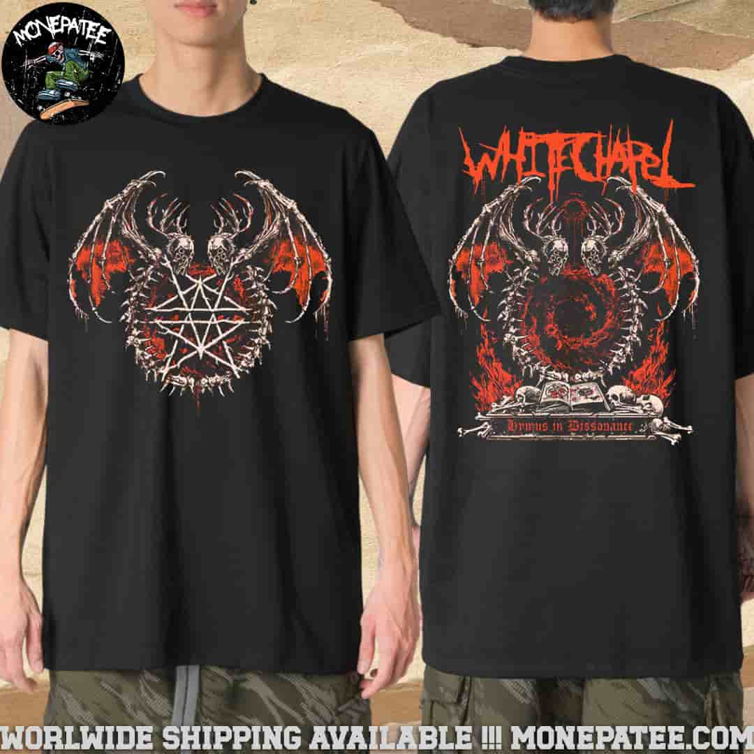 Whitechapel Sepulcher Faded Hymns In Dissonance Merchandise Unisex T-Shirt Whitechapel Sepulcher Faded Hymns In Dissonance Merchandise Unisex T-Shirt
