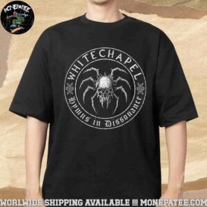 Whitechapel Spider Skull Hymns In Dissonance Merchandise Unisex T-Shirt