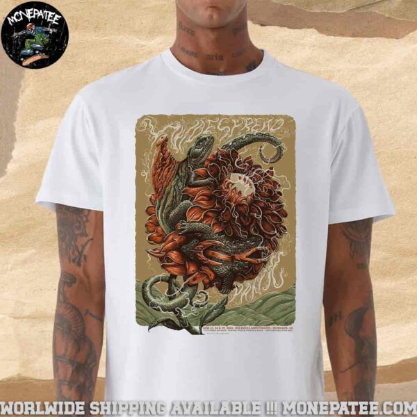 Widespread Panic Limited-Edition Poster In Morrison Co On June 27-28-29 2025 At Red Rocks Amphitheatre Unisex T-Shirt