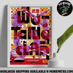 Wu Tang Clan At Phx Arena In Phoenix Arizona On June 18 2025 Wu-Tang Forever The Final Chamber Decorative Poster Canvas
