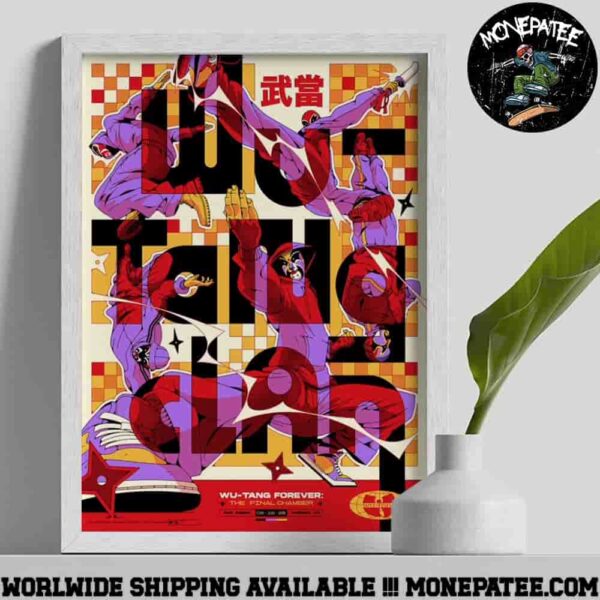 Wu Tang Clan At Phx Arena In Phoenix Arizona On June 18 2025 Wu-Tang Forever The Final Chamber Decorative Poster Canvas