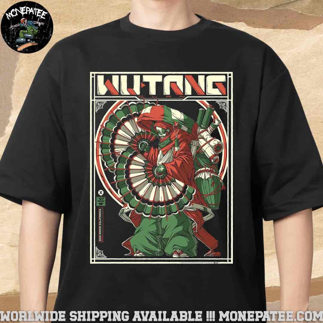 Wu Tang Clan Concert Poster Sandiego On June 21 2025 At The Pechanga Arena Unisex T-Shirt Wu Tang Clan Concert Poster Sandiego On June 21 2025 At The Pechanga Arena Unisex T-Shirt